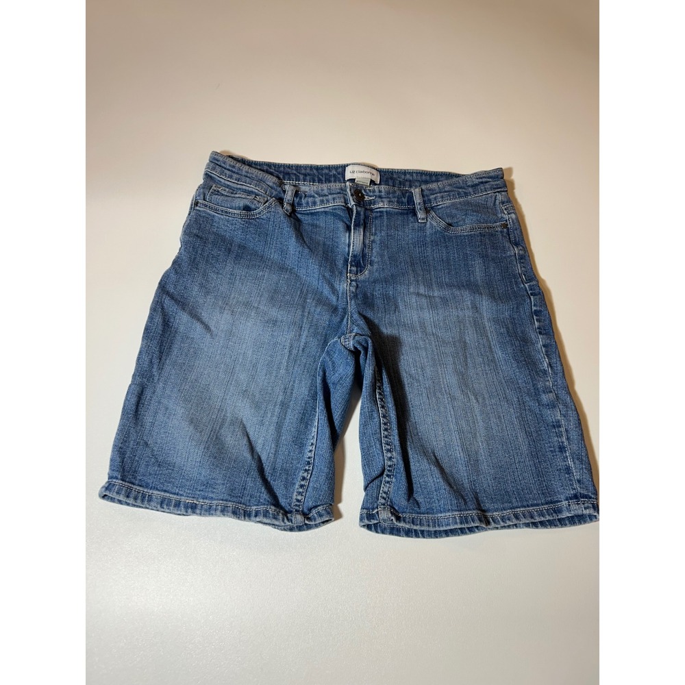 Liz Claiborne Jean Shorts Women's Size 8 Blue Boyfriend Denim